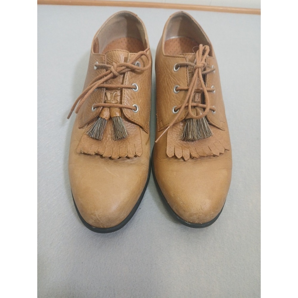 Ariat Jamie Lace Up Kilties Tassel Brown Leather Dress Shoes Oxfords Western 8